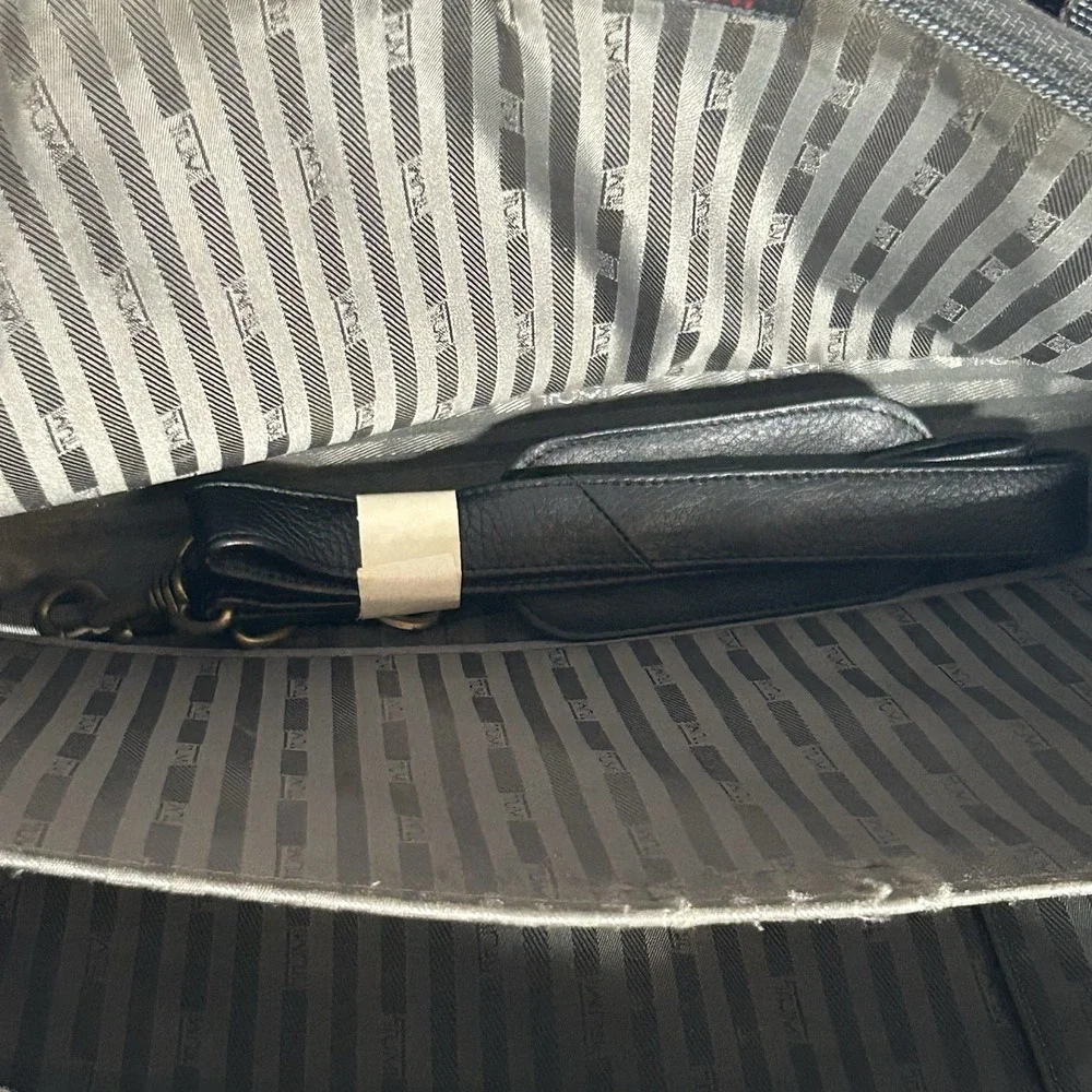TUMI Alpha Expandable Organizer Brief Black FXT Ballistic Nylon 26031D4